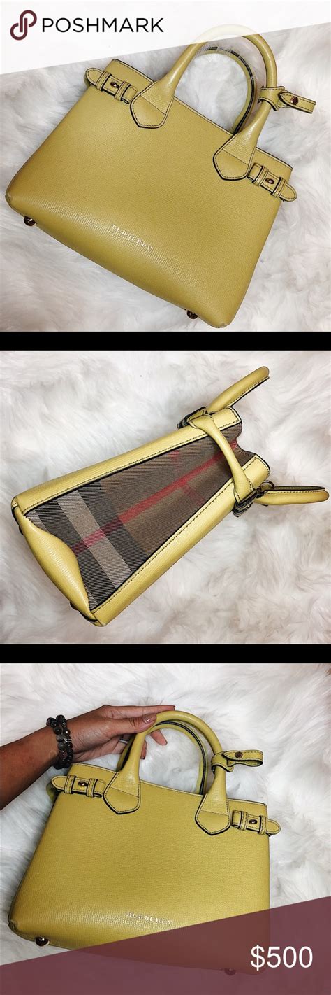 Authentic Burberry Banner Bag Small .